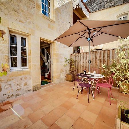 Ferienwohnung Logis Loiseau Avec Terrasse Saint-Émilion Exterior foto