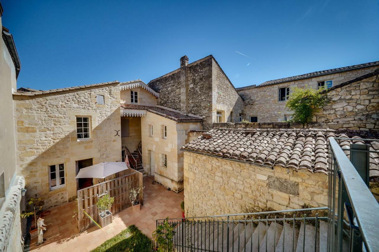 Ferienwohnung Logis Loiseau Avec Terrasse Saint-Émilion Exterior foto