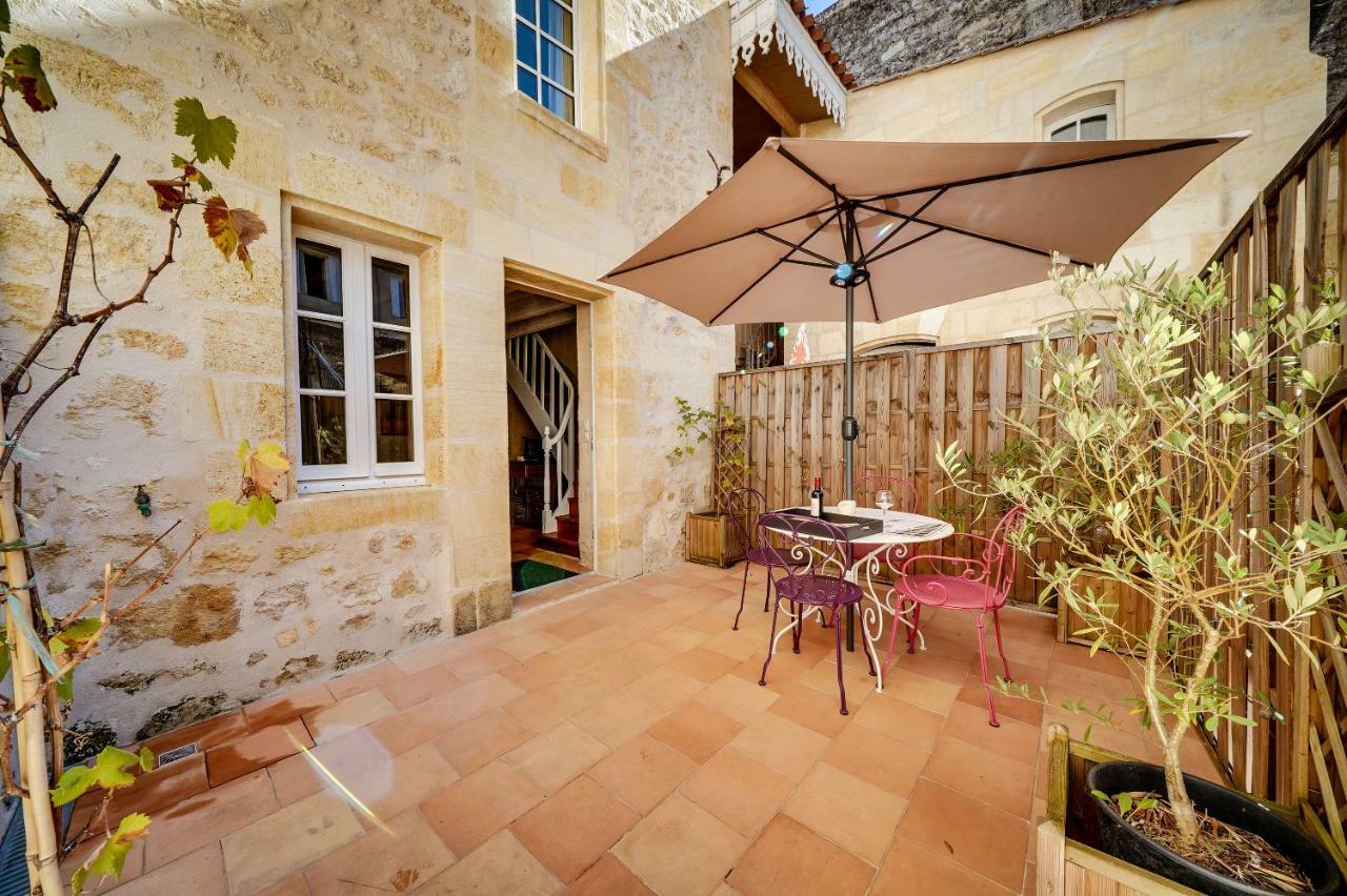 Ferienwohnung Logis Loiseau Avec Terrasse Saint-Émilion Exterior foto